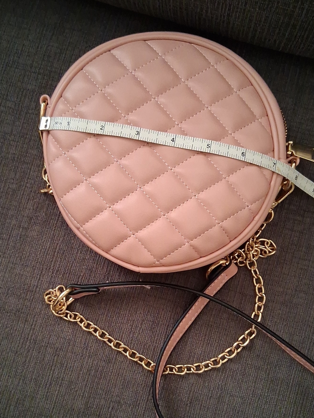 Cute C C  Pink Emblem Crossbody. Bubble Gum Pink